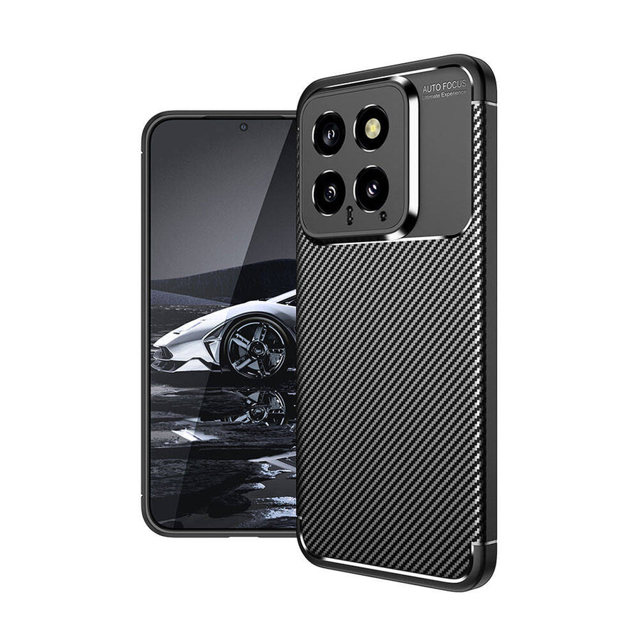 Xiaomi Mi 14 Kılıf Zore Negro Silikon Kılıf - Siyah