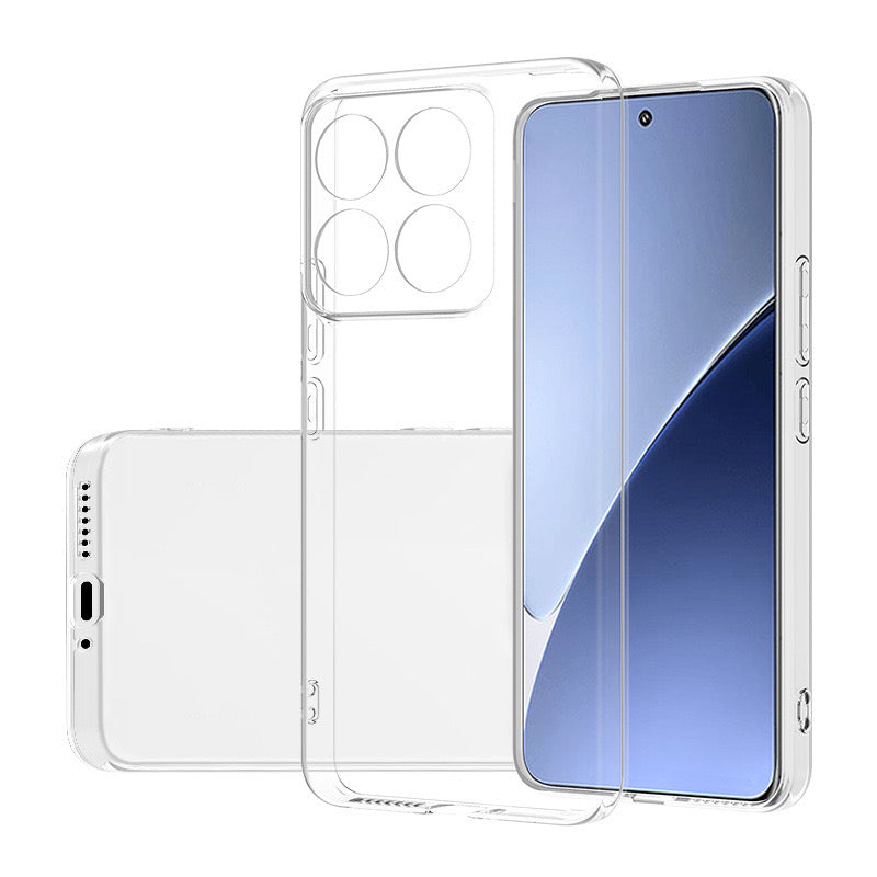 Xiaomi Mi 14 Kılıf Zore Süper Silikon Kılıf - Şeffaf