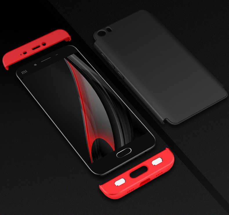 Xiaomi Mi 5 Kılıf Zore Ays Kılıf - Siyah-Kırmızı