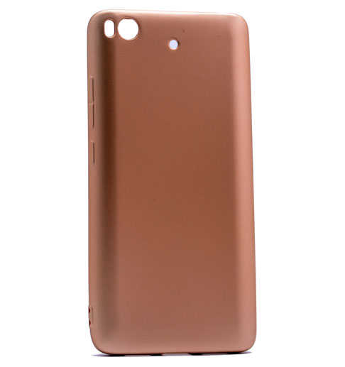 Xiaomi Mi 5s Kılıf Zore Premier Silikon Kılıf - Gold