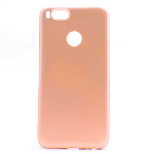 Xiaomi Mi 5x Kılıf Zore Premier Silikon Kılıf - Gold