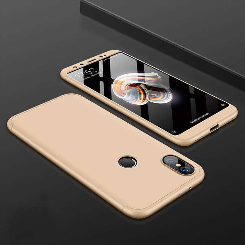 Xiaomi Mi 8 Kılıf Zore Ays Kılıf - Gold