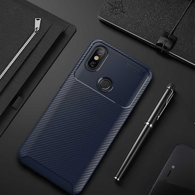 Xiaomi Mi 8 Kılıf Zore Negro Silikon Kılıf - Lacivert