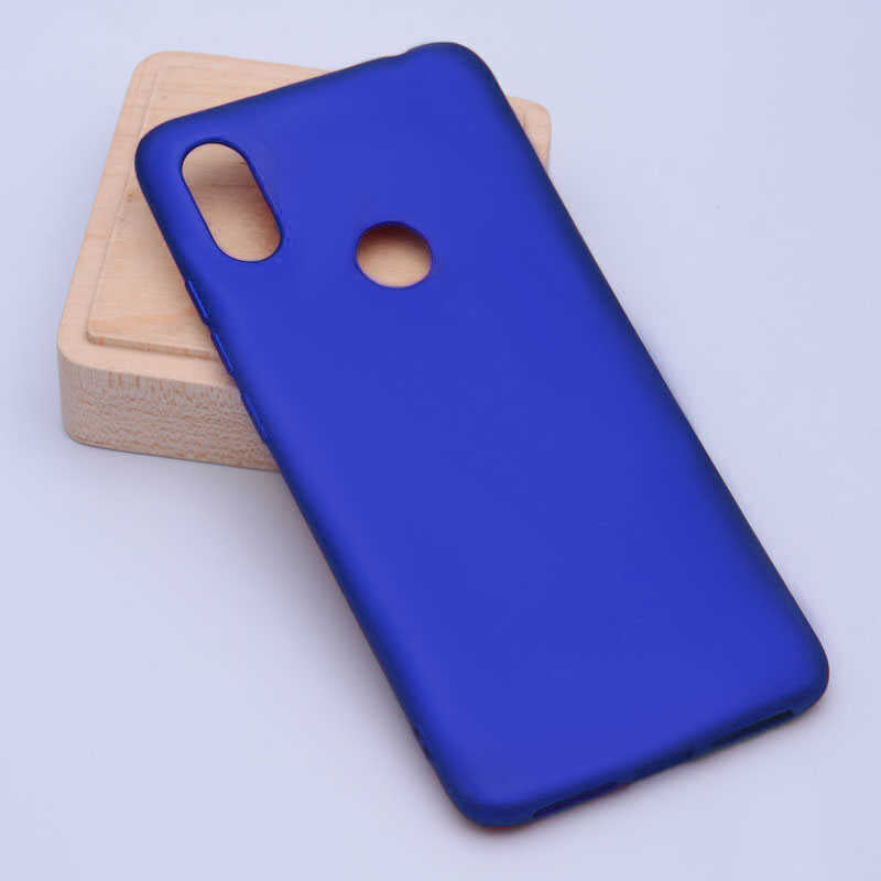Xiaomi Mi 8 Kılıf Zore Premier Silikon Kılıf - Saks Mavi