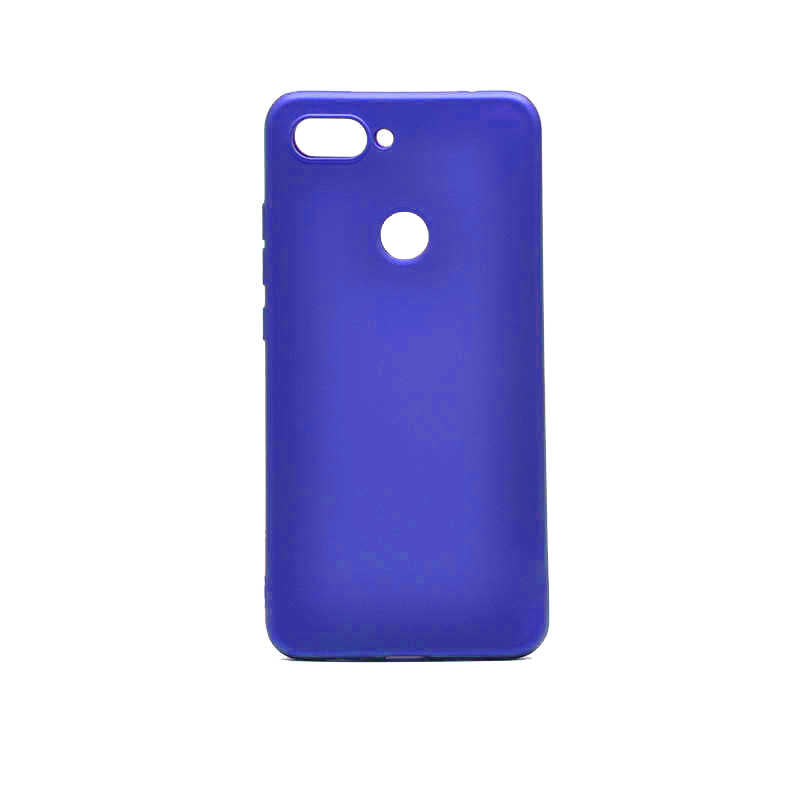 Xiaomi Mi 8 Lite Kılıf Zore Premier Silikon Kılıf - Saks Mavi