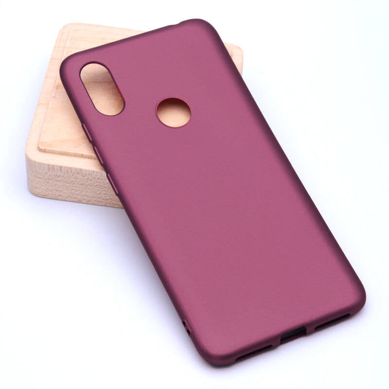 Xiaomi Mi 8 SE Kılıf Zore Premier Silikon Kılıf - Mürdüm