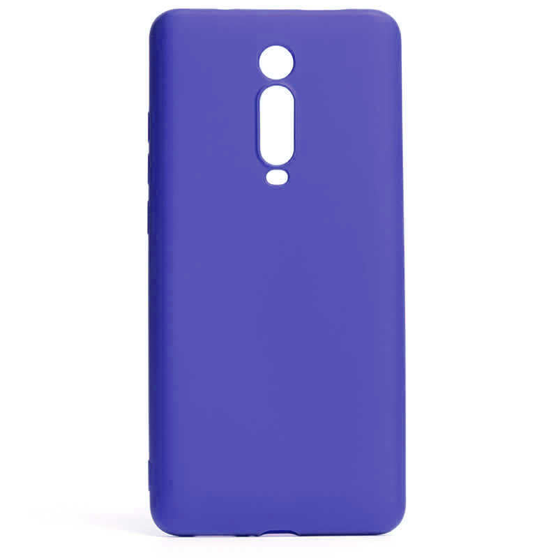Xiaomi Mi 9T Kılıf Zore Premier Silikon Kılıf - Saks Mavi
