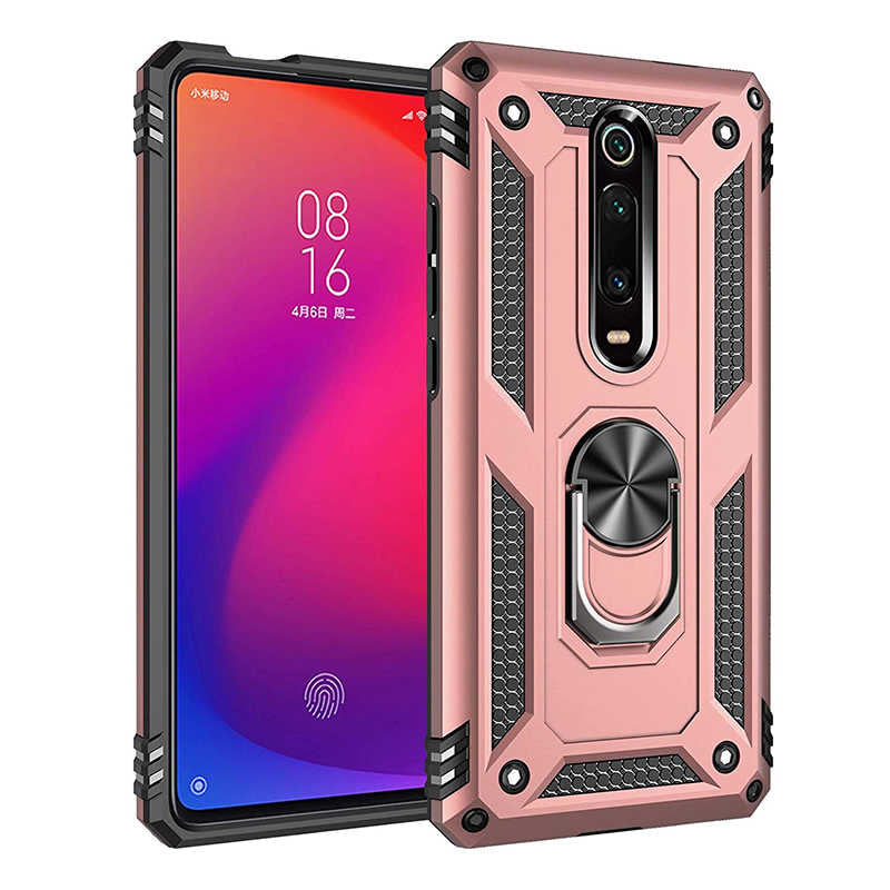 Xiaomi Mi 9T Kılıf Zore Vega Kılıf - Rose Gold