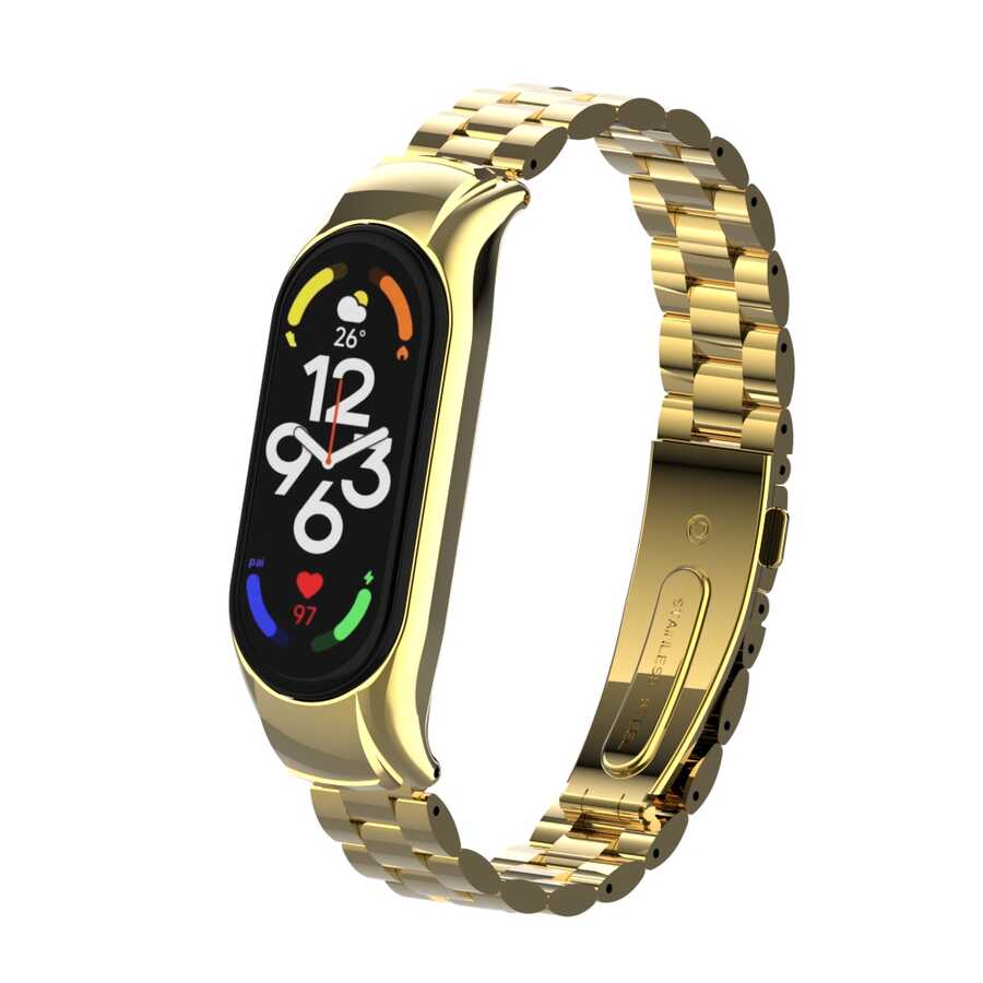 Xiaomi Mi Band 7 KRD-04 Metal Kordon - Gold
