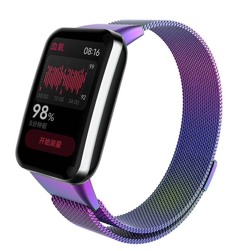 Xiaomi Mi Band 7 Pro Zore KRD-01 Metal Kordon - Colorful