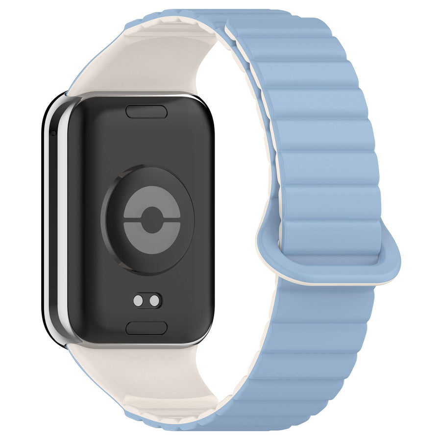 Xiaomi Mi Band 8 Pro Silikon Kordon Zore KRD-105 Strap Kayış - Mavi-Starlight