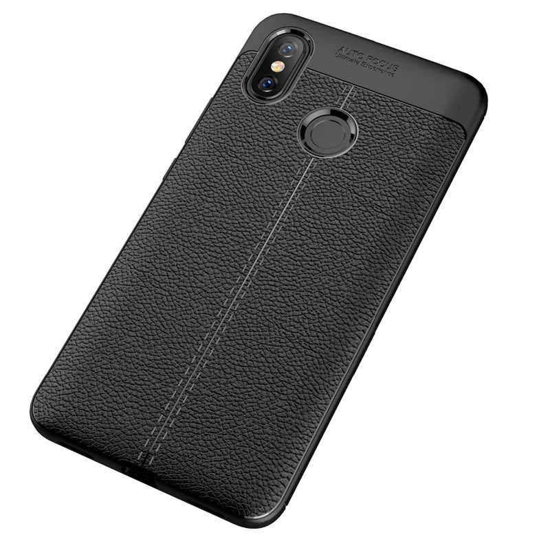 Xiaomi Mi Max 3 Kılıf Zore Niss Silikon Kılıf - Siyah