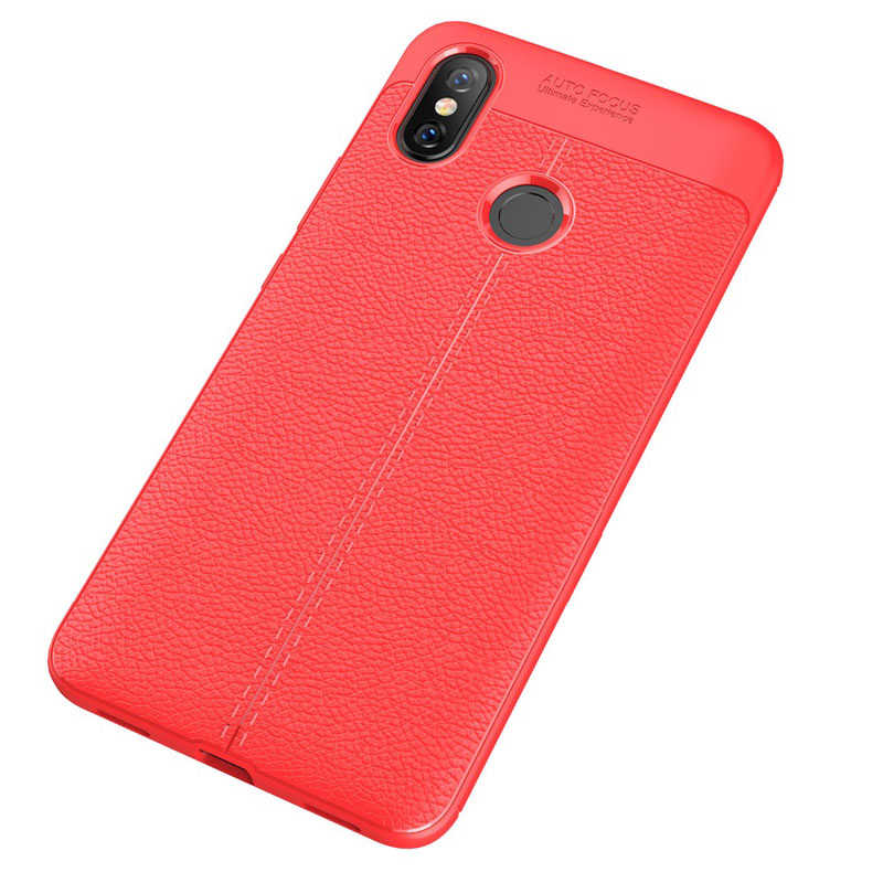 Xiaomi Mi Max 3 Kılıf Zore Niss Silikon Kılıf - Kırmızı
