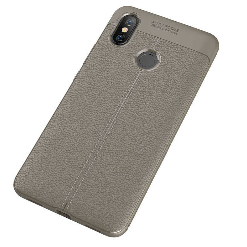 Xiaomi Mi Max 3 Kılıf Zore Niss Silikon Kılıf - Gri