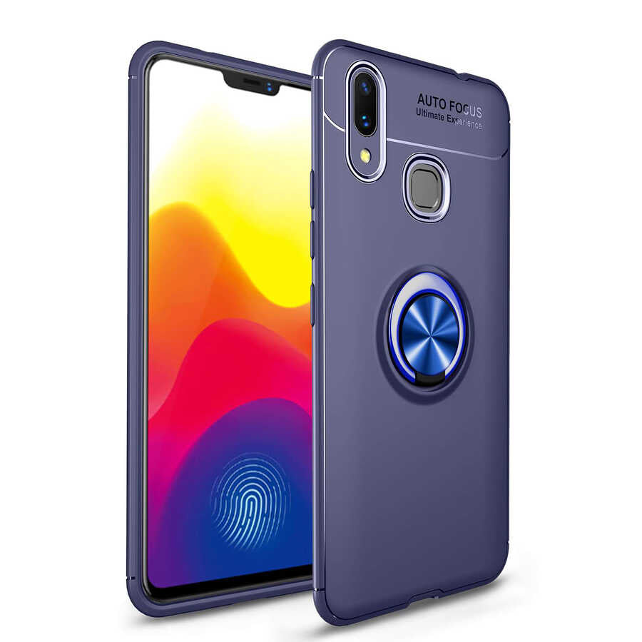 Xiaomi Mi Max 3 Kılıf Zore Ravel Silikon Kılıf - Mavi