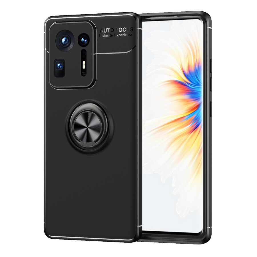 Xiaomi Mi Mix 4 Kılıf Zore Ravel Silikon Kılıf - Siyah