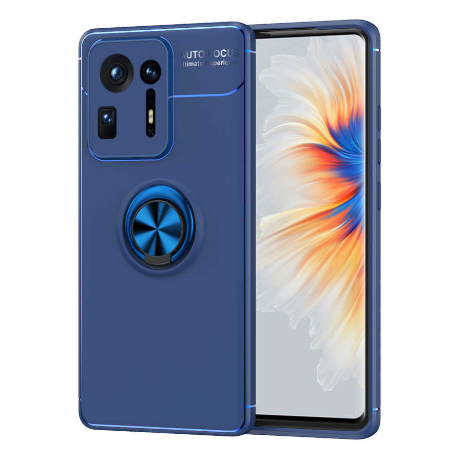 Xiaomi Mi Mix 4 Kılıf Zore Ravel Silikon Kılıf - Mavi