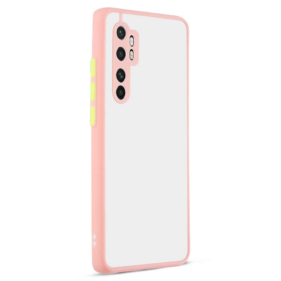 Xiaomi Mi Note 10 Lite Kılıf Zore Hux Kılıf - Pembe