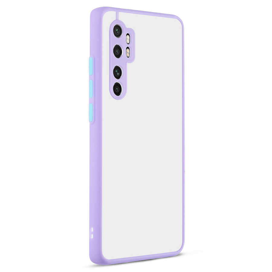 Xiaomi Mi Note 10 Lite Kılıf Zore Hux Kılıf - Lila