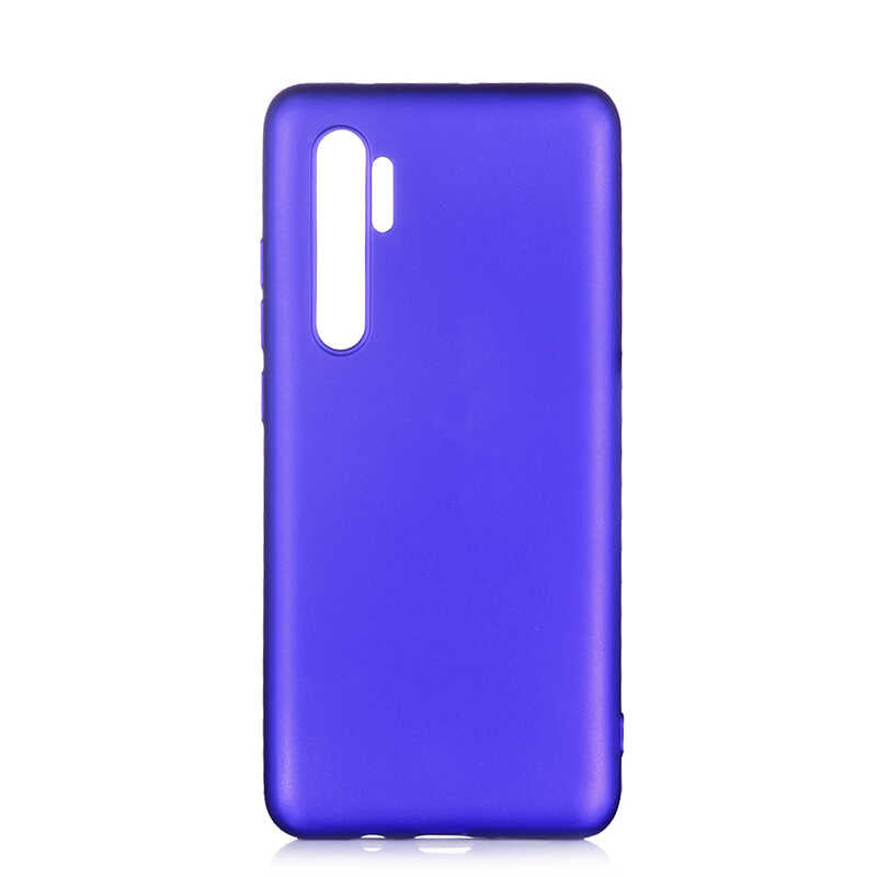 Xiaomi Mi Note 10 Lite Kılıf Zore Premier Silikon Kılıf - Saks Mavi