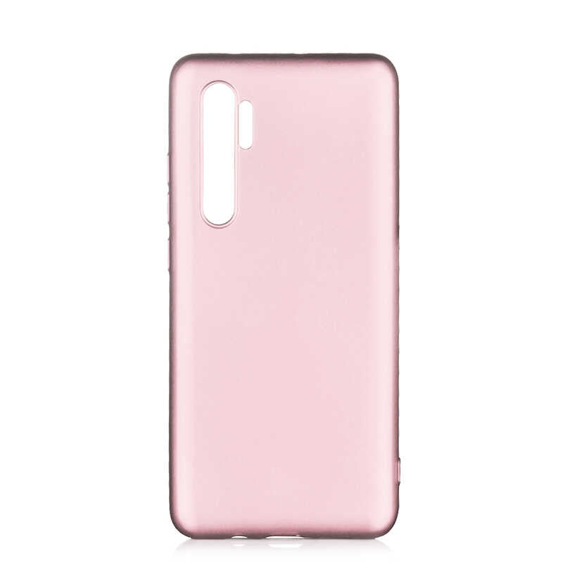 Xiaomi Mi Note 10 Lite Kılıf Zore Premier Silikon Kılıf - Rose Gold