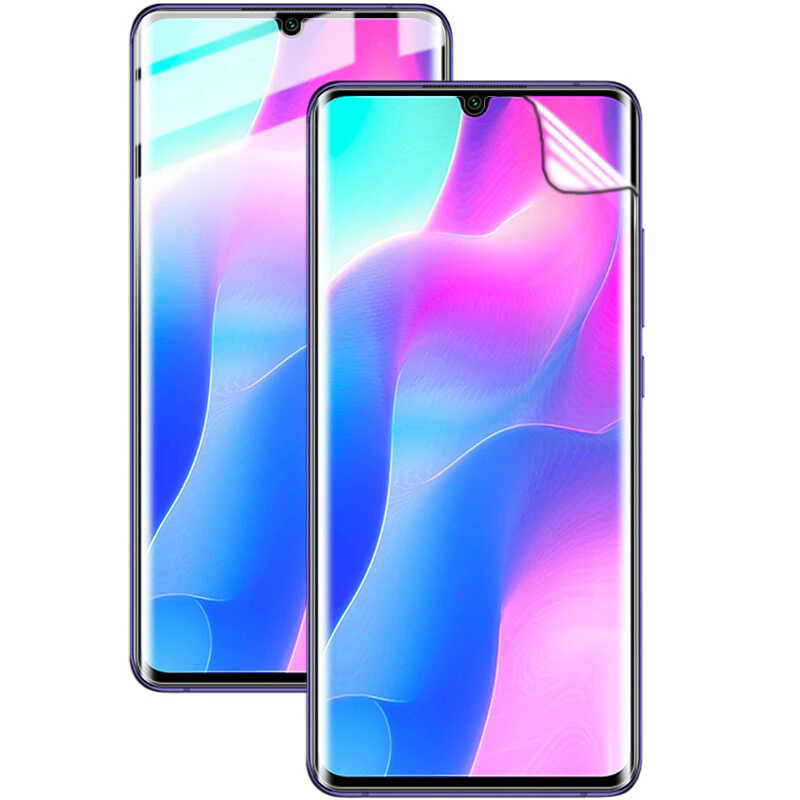 Xiaomi Mi Note 10 Lite Zore Süper Pet Ekran Koruyucu Jelatin - Siyah
