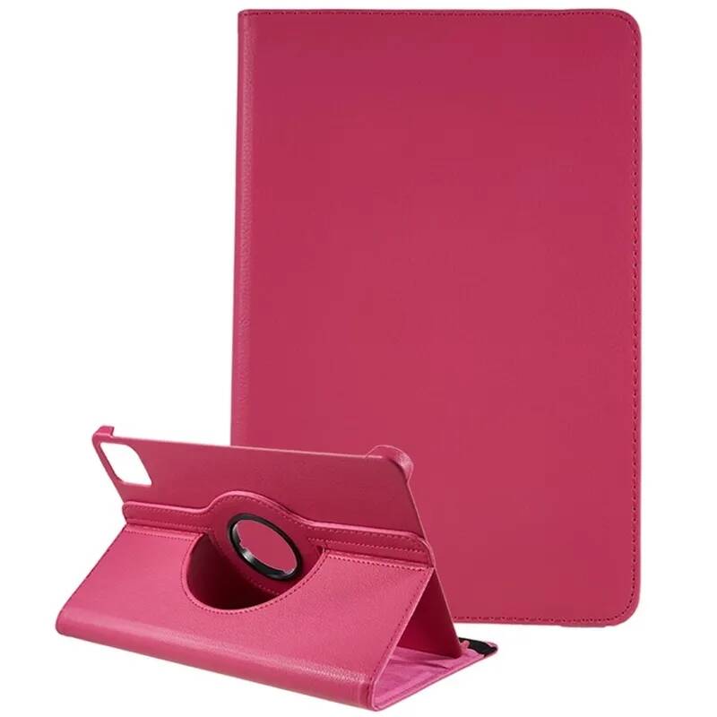 Xiaomi Pad 6 Zore Dönebilen Standlı Kılıf - Pembe Koyu
