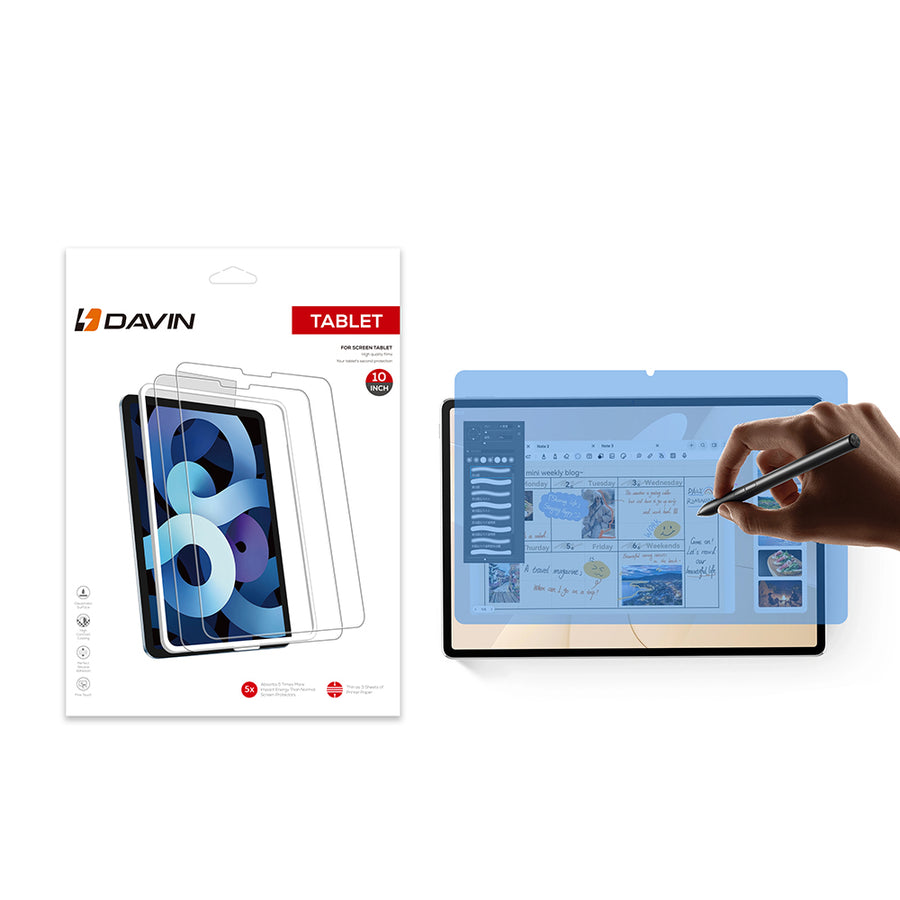 Xiaomi Pad 7 Kağıt Hisli Mat Davin Paper Like Tablet Ekran Koruyucu - Şeffaf