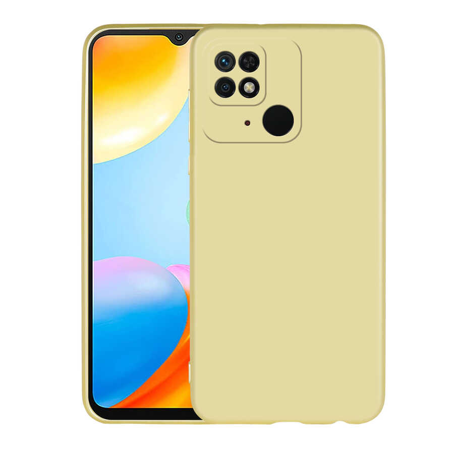 Xiaomi Poco C40 Kılıf Zore Premier Silikon Kılıf - Gold