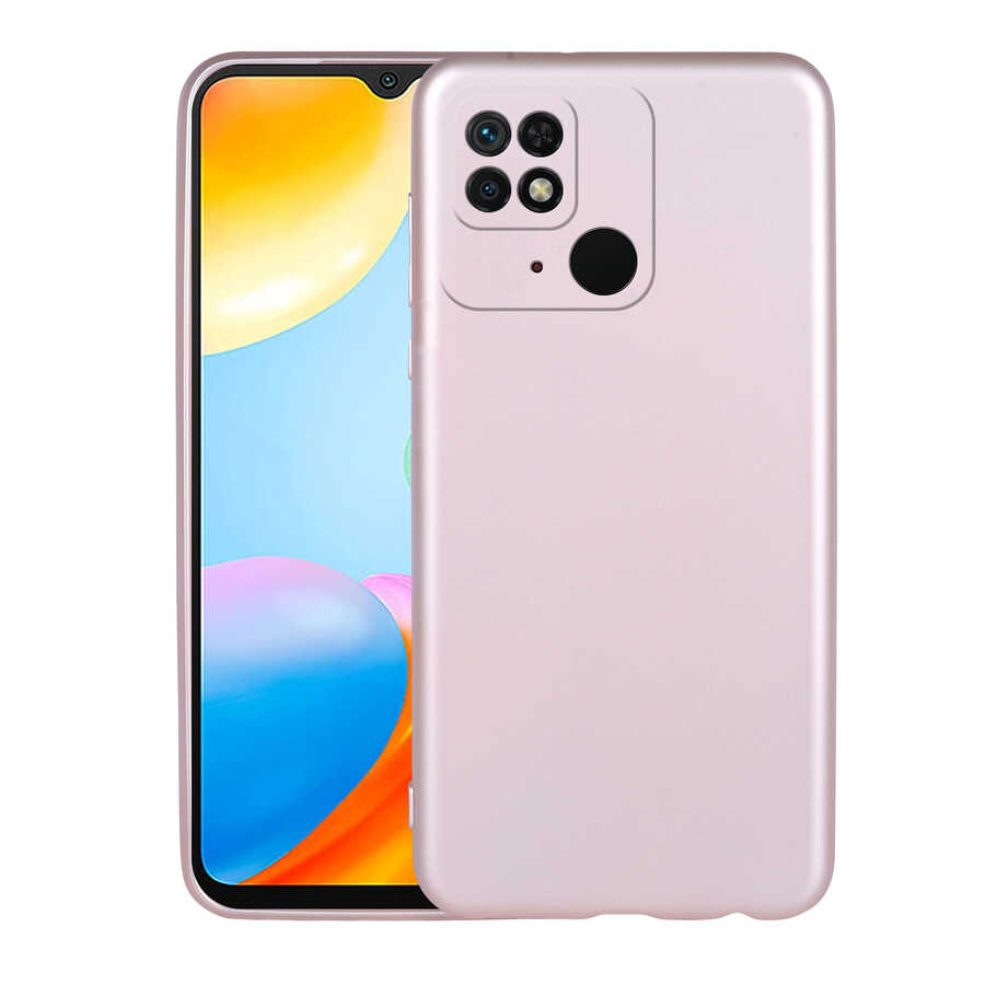 Xiaomi Poco C40 Kılıf Zore Premier Silikon Kılıf - Rose Gold