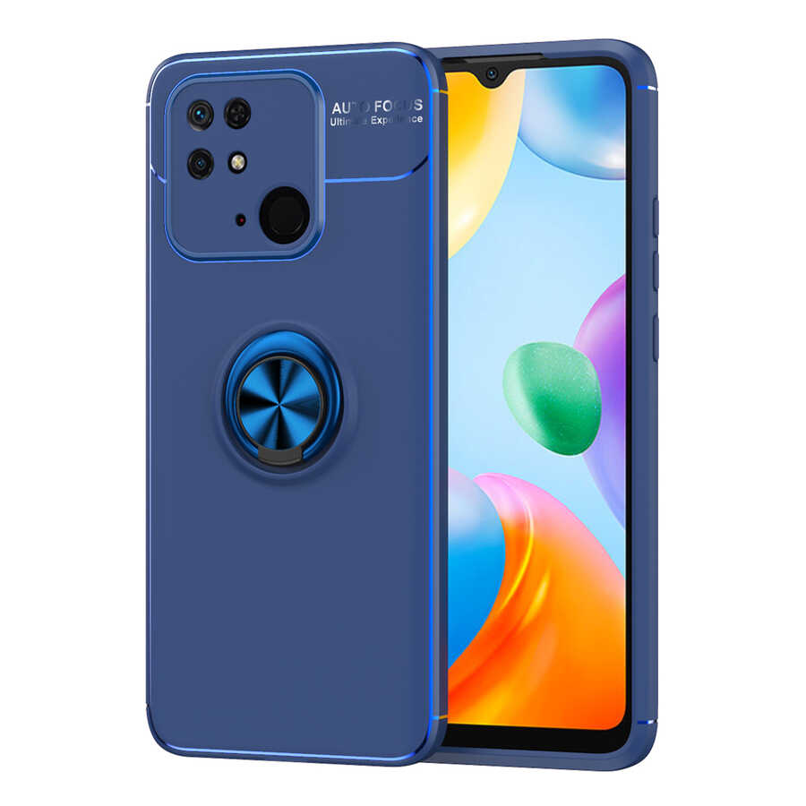 Xiaomi Poco C40 Kılıf Zore Ravel Silikon Kılıf - Mavi