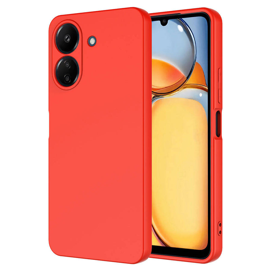 Xiaomi Poco C65 Kılıf Zore Mara Lansman Kılıf - Kırmızı