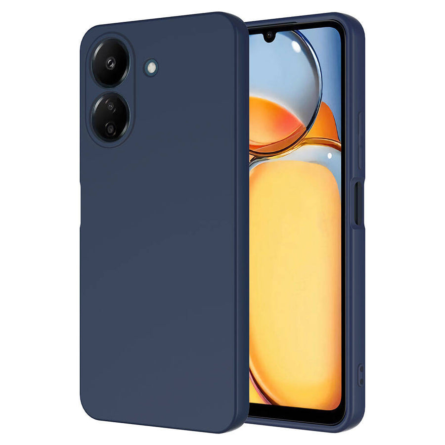 Xiaomi Poco C65 Kılıf Zore Mara Lansman Kılıf - Lacivert