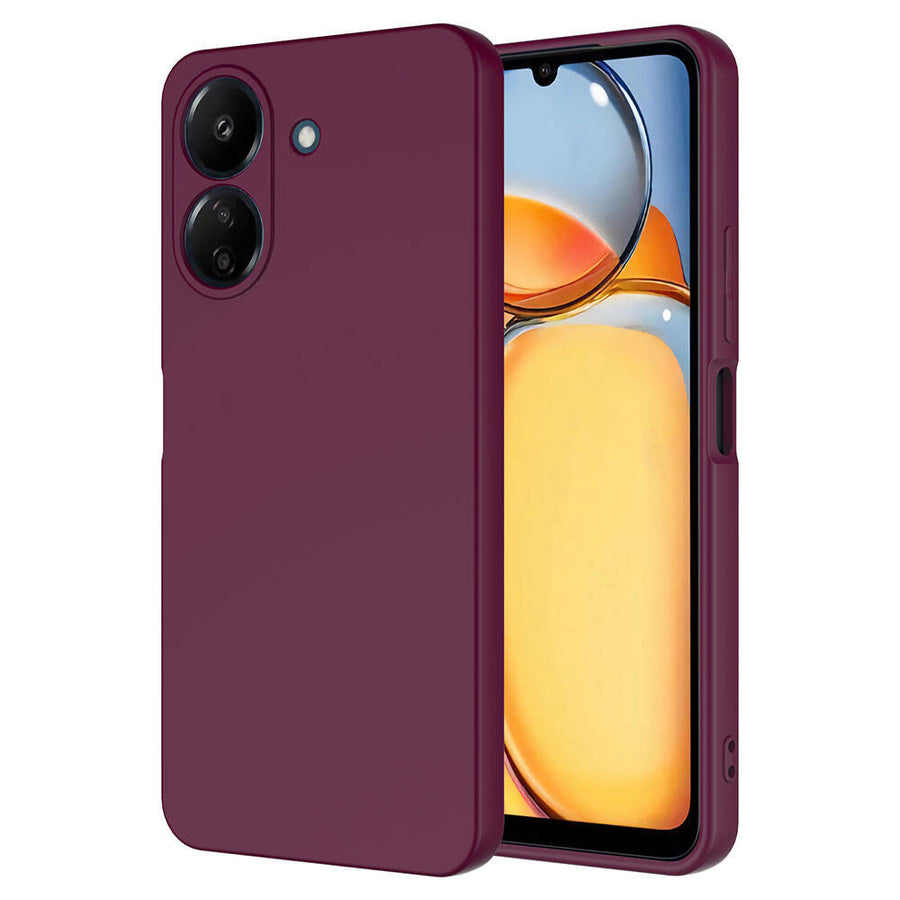 Xiaomi Poco C65 Kılıf Zore Mara Lansman Kılıf - Koyu Mor