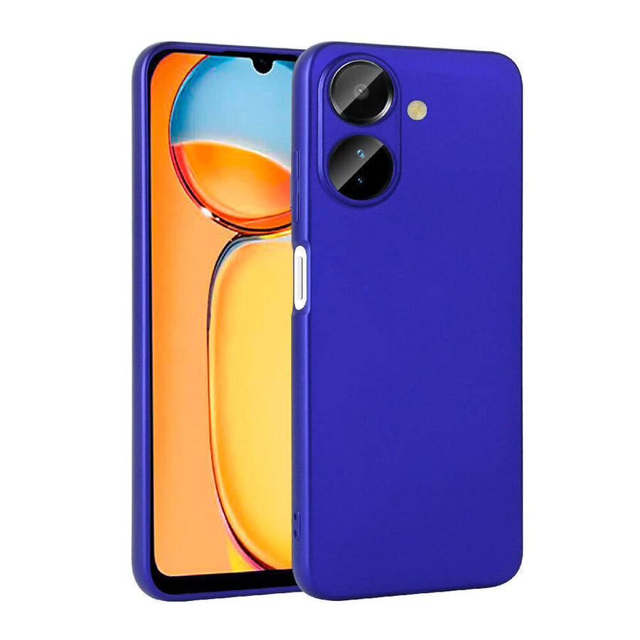 Xiaomi Poco C65 Kılıf Zore Premier Silikon Kılıf - Saks Mavi