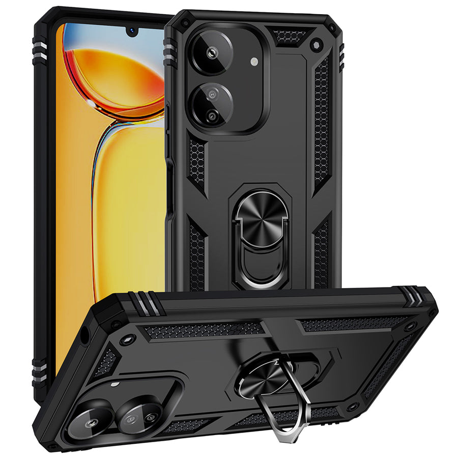 Xiaomi Poco C65 Kılıf Zore Vega Kılıf - Siyah