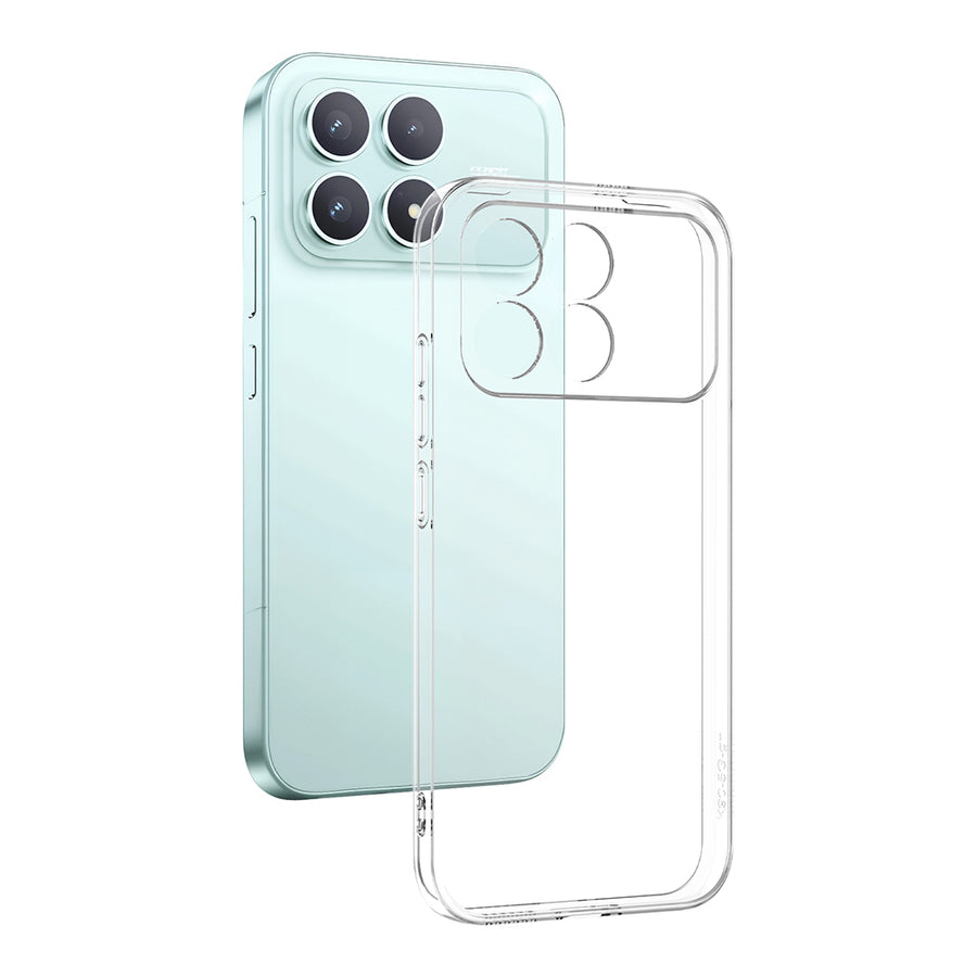 Xiaomi Poco F8 Pro Kılıf Zore Süper Silikon Kılıf - Şeffaf