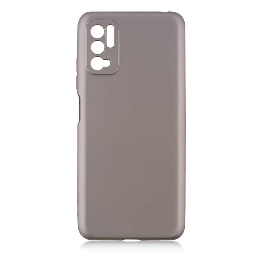 Xiaomi Poco M3 Pro Kılıf Zore Premier Silikon Kılıf - Gold