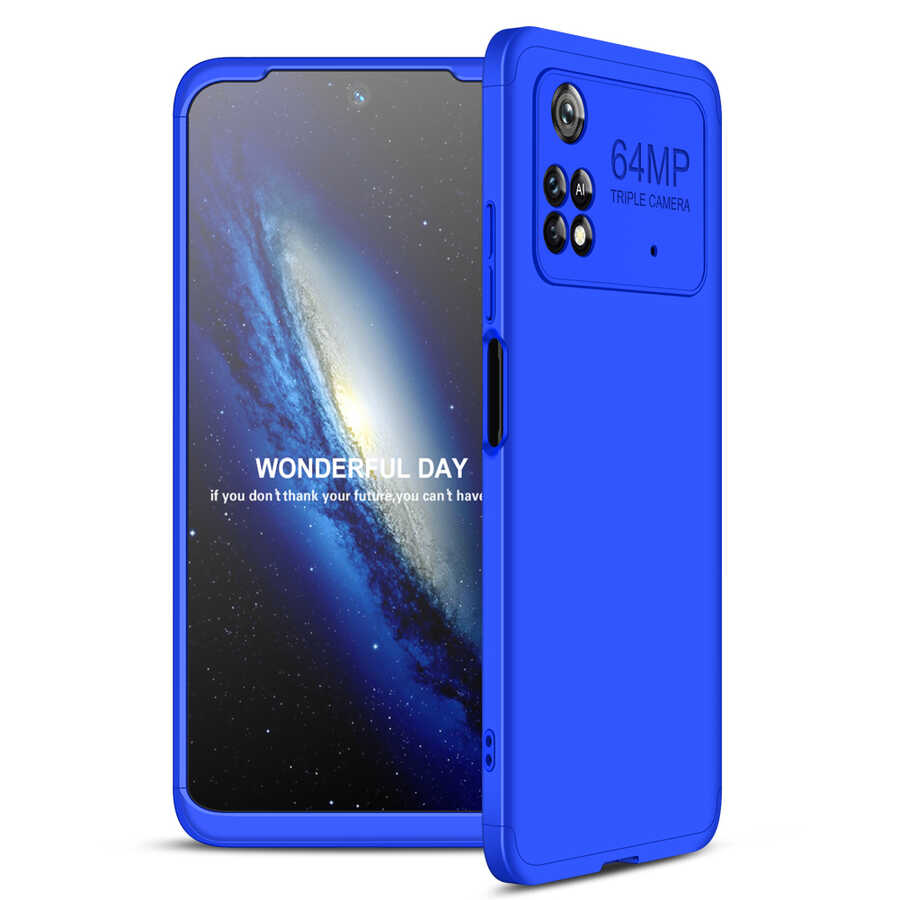 Xiaomi Poco M4 Pro 4G Kılıf Zore Ays Kılıf - Mavi
