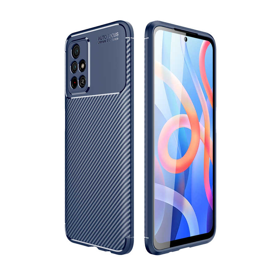 Xiaomi Poco M4 Pro 5G Kılıf Zore Negro Silikon Kılıf - Lacivert