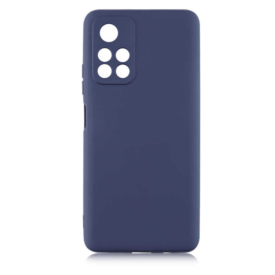 Xiaomi Poco M4 Pro 5G Kılıf Zore Premier Silikon Kılıf - Lacivert