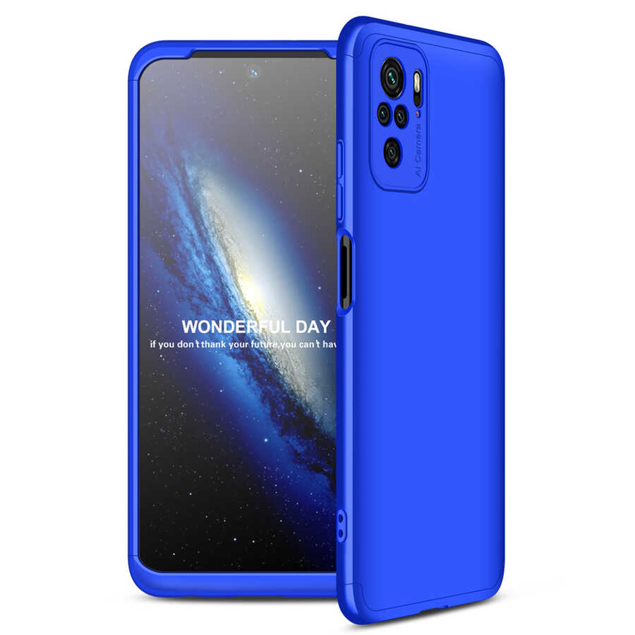 Xiaomi Poco M5S Kılıf Zore Ays Kılıf - Mavi