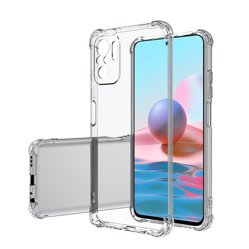 Xiaomi Poco M5S Kılıf Zore Kamera Korumalı Nitro Anti Shock Silikon - Renksiz
