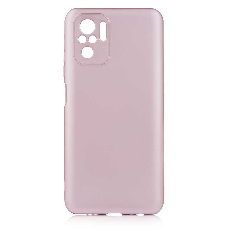 Xiaomi Poco M5S Kılıf Zore Premier Silikon Kılıf - Rose Gold