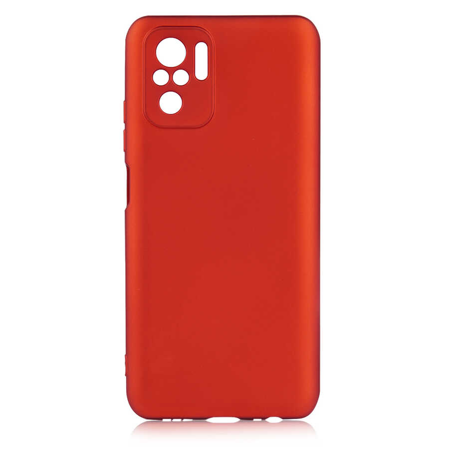 Xiaomi Poco M5S Kılıf Zore Premier Silikon Kılıf - Kırmızı