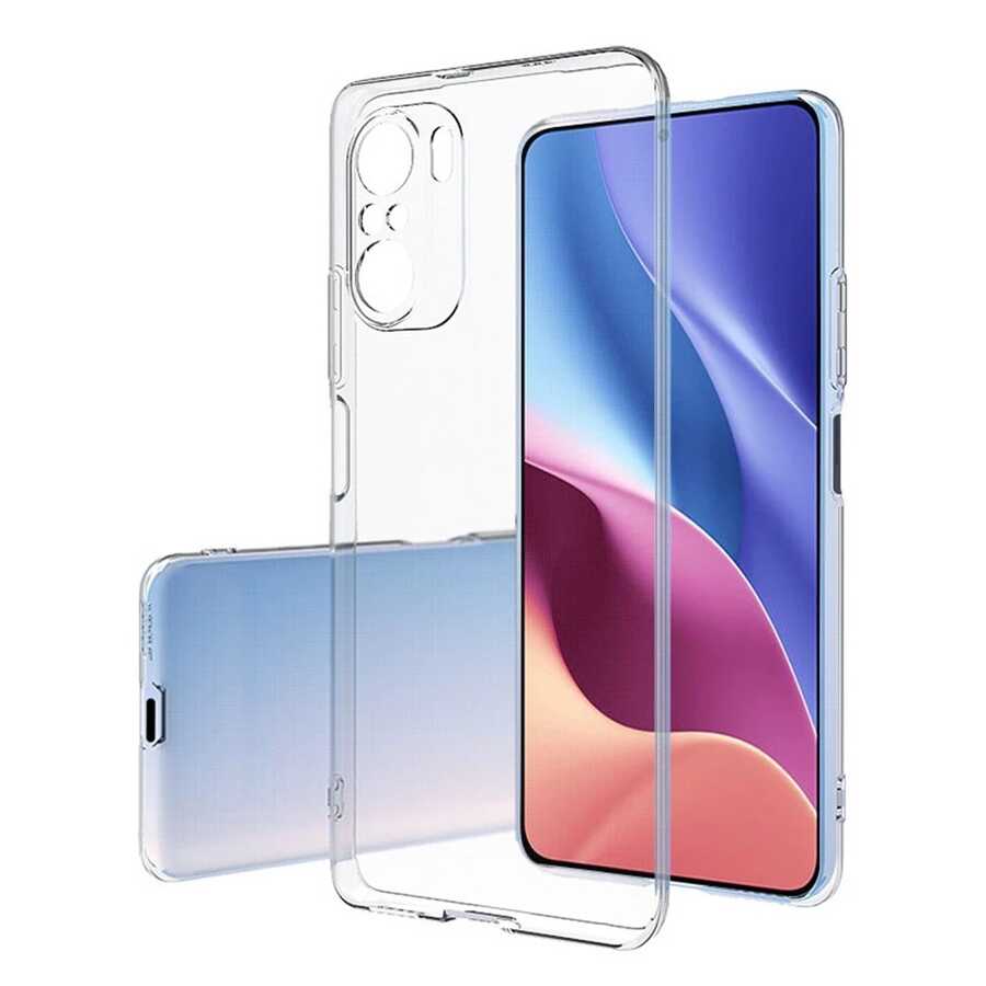 Xiaomi Poco M5S Kılıf Zore Süper Silikon Kılıf - Renksiz