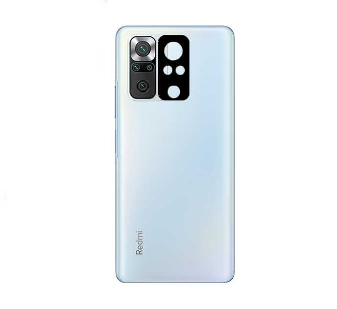 Xiaomi Poco M5S Zore Golden Turtle Seramik Kamera Camı - Siyah