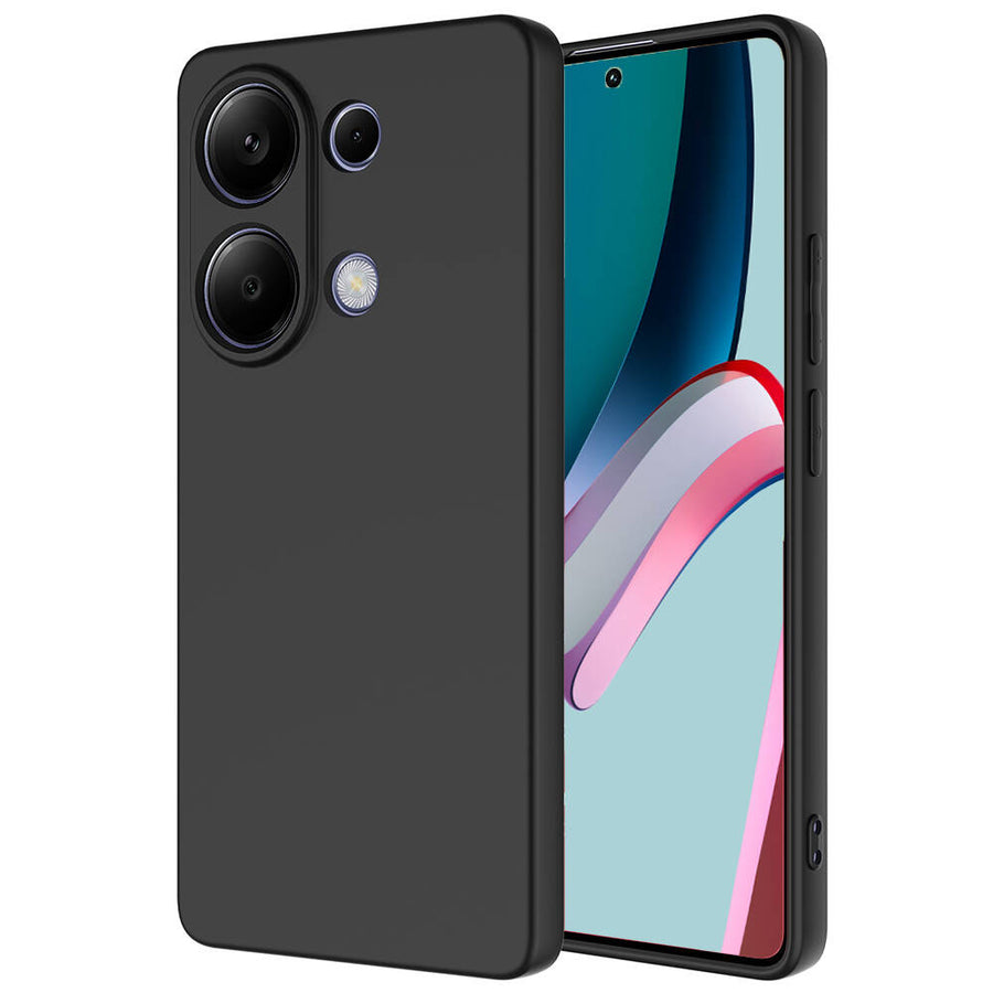 Xiaomi Poco M6 Pro 4G Kılıf Zore Mara Lansman Kılıf - Siyah