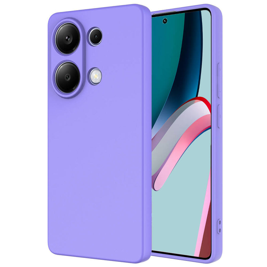 Xiaomi Poco M6 Pro 4G Kılıf Zore Mara Lansman Kılıf - Lila