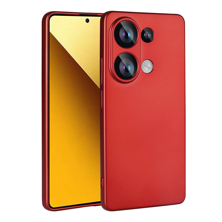 Xiaomi Poco M6 Pro 4G Kılıf Zore Premier Silikon Kılıf - Kırmızı